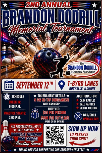 2nd Annual Brandon Dodrill Memorial Bowling Tournament